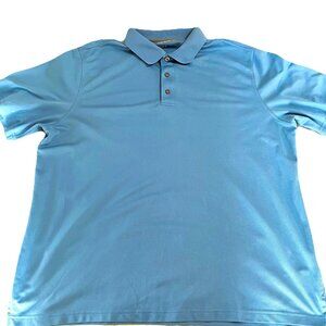 Reebok Golf mens Performance polo shirt blue Big and Tall - Athletic - 3XLT